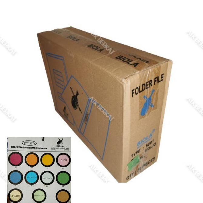 

SALE [50 pcs] Map folder kertas stopmap Biola 5001 Snelhecter