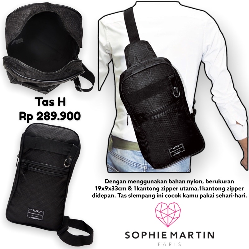 Tas Selempang Pria Murah Promo Sale Sophie Martin Paris Erbi