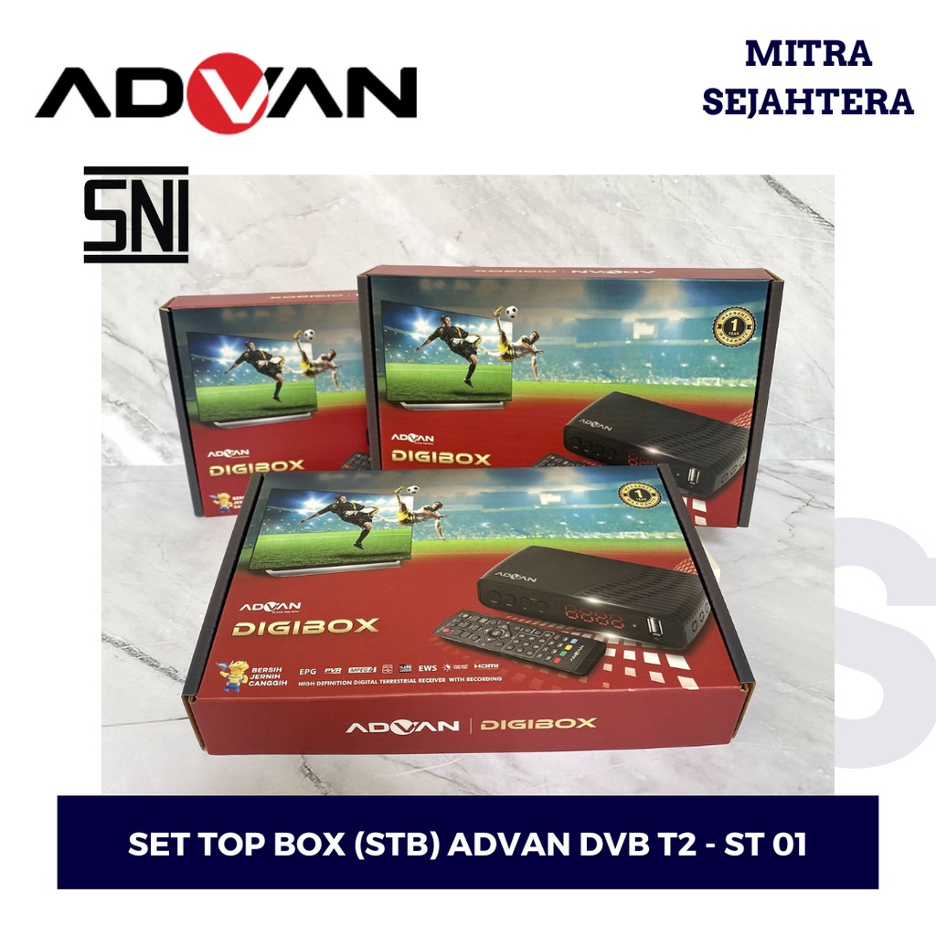 SET TOP BOX STB ADVAN DIGIBOX DVBT2 ST01 (DVB-10KK Full HD 1080p)