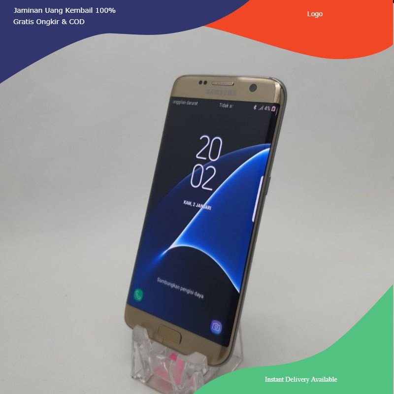hp secon hp murah kualitas terpercaya Samsung Galaxy S7 Edge Fullset Ram 4/128Gb Paling Murah Terlaris di jamin kualitasnya garansi toko