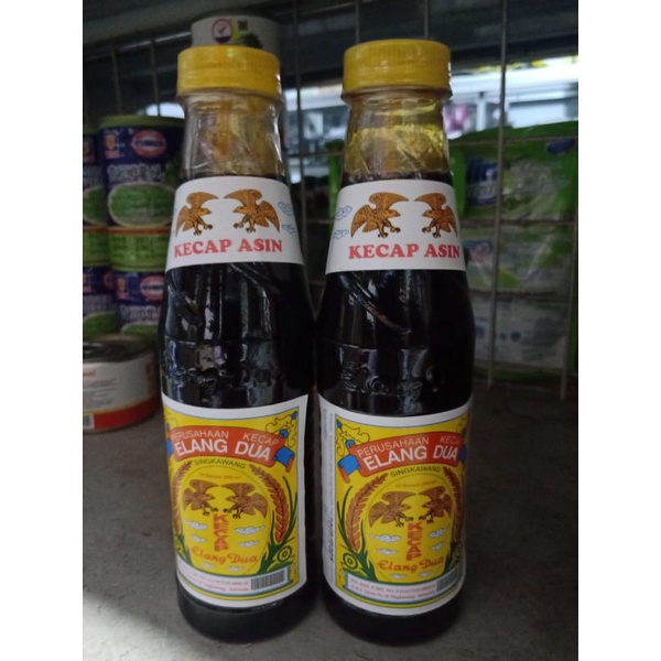 

Kecap asin Cap Elang Dua 290ml Asli Singkawang