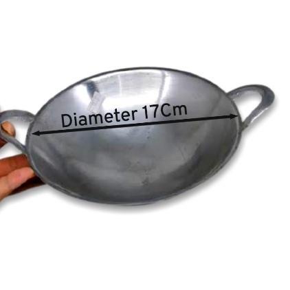 PRODUK KEREN TERMURAH WAJAN MINI STAINLESS STEEL DIAMETER 17 CM WAJAN STAINLESS STEEL WAJAN KECIL ♪ 