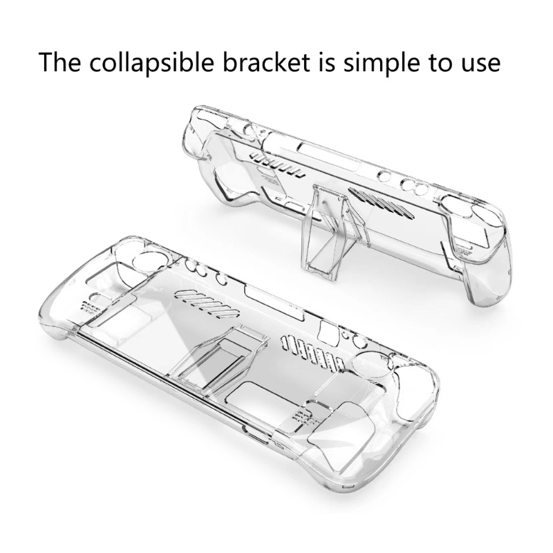 Zzz Console Cover Pelindung Dengan Kickstand Housing Skin Dengan Bracket Untuk Steam Deck