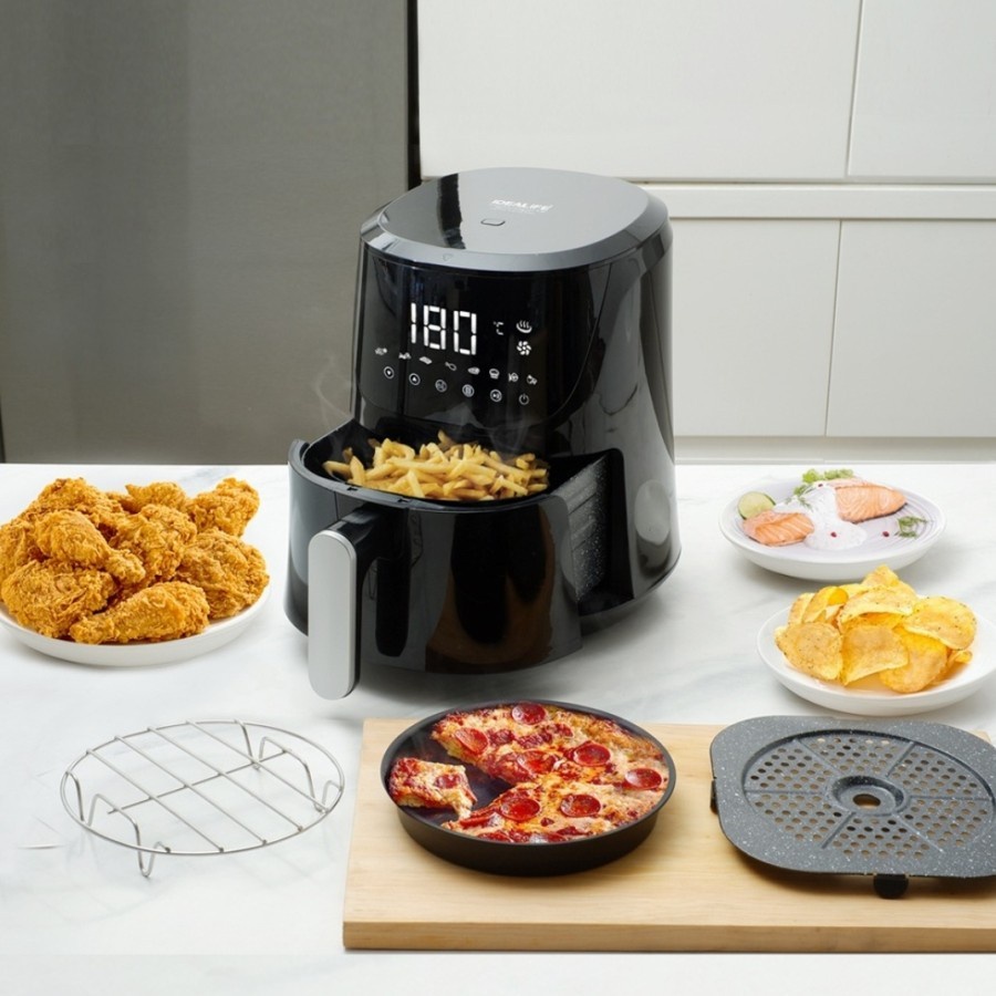 IDEALIFE IL–200 IL 200 Air Fryer - Penggoreng Tanpa Minyak 4L