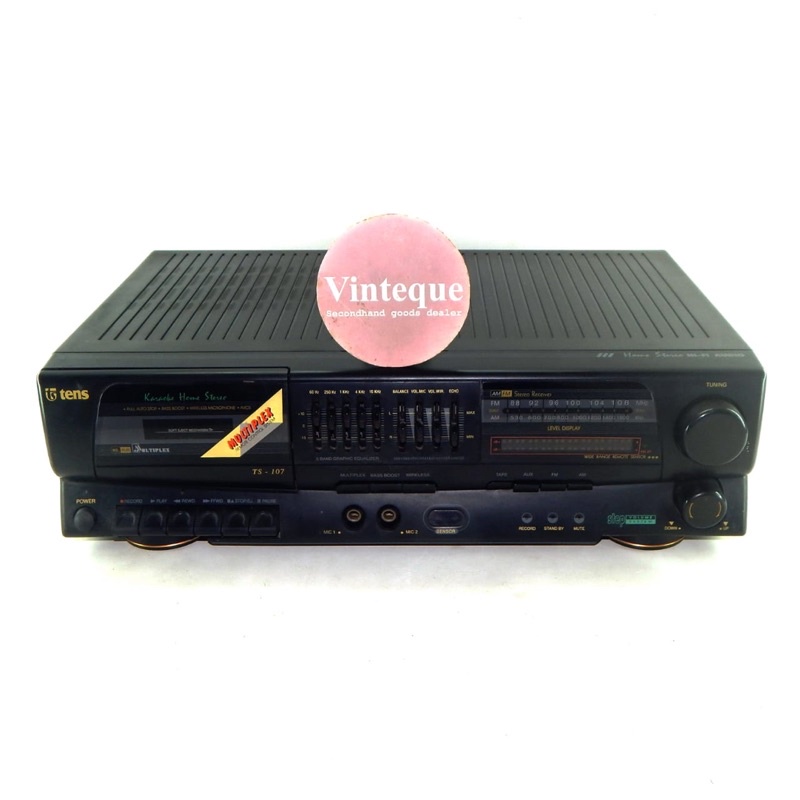Jual Tape Deck Amplifier Vintage Antik Tens TS107 Original Japan