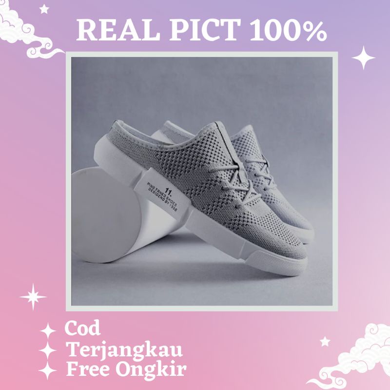 Sepatu Slip On Pria Anti Licin