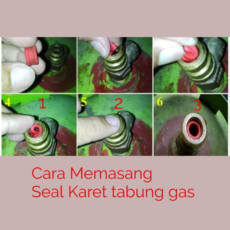 Karet Seal Tabung Gas LPG 12kg - 3kg - Sil Pengaman Kompor - SNI