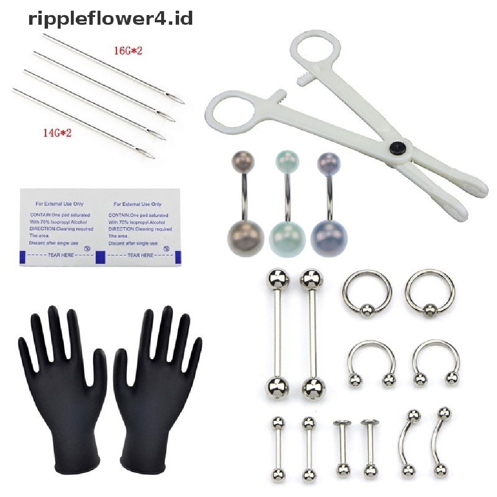 {rippleflower4.id} 1set Body Tools Professional Kit Set Cincin Perut Tubuh~