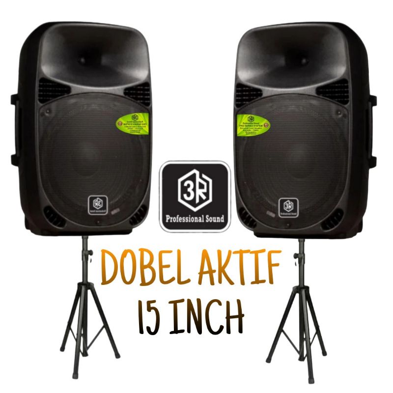 Paket Sound 3R Aktif 15 ,Inch , Mixer Yamaha 10 CHN , 2 Mic Wireless Sennheiser..!!!