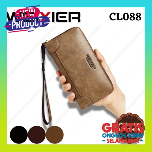 Clutch Pria Terbaru 2022 Tas Tangan Pria Kulit High Quality Wanita Asli Kulit Sapi Cewek L5Y8 Hitam 