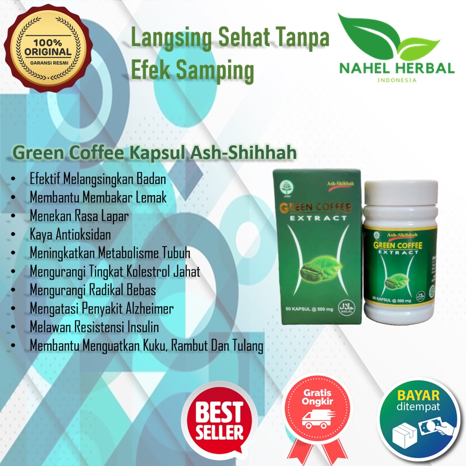 Kemasan Baru Kapsul Pelangsing Pelakor Green Coffee Paling Original Bpom - Alami Jamu Tradisional Bo