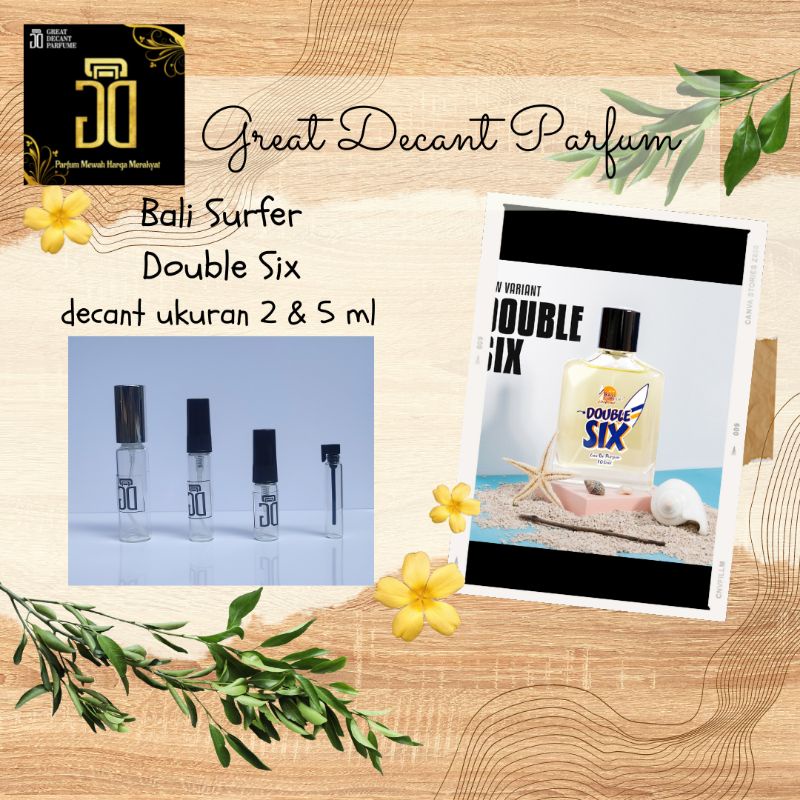 Bali Surfer perfume Double Six Parfum Decant