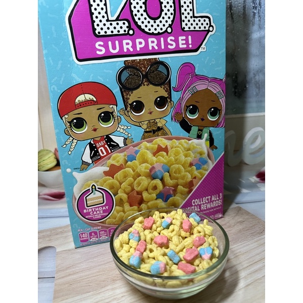 

LOL surprise cereal share in 30 gr / LOL cereal repack / cereal import repack