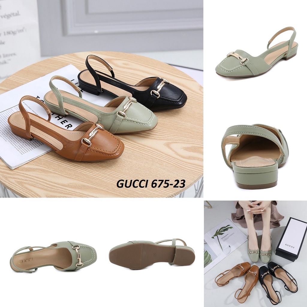 SEPATU WANITA SLINGBACK FALT SHOES 66-23