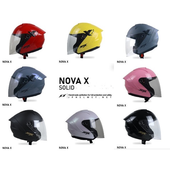 Jual HELM JPX HALF FACE NOVAX SOLID HELM JPX ORIGINAL Shopee Indonesia