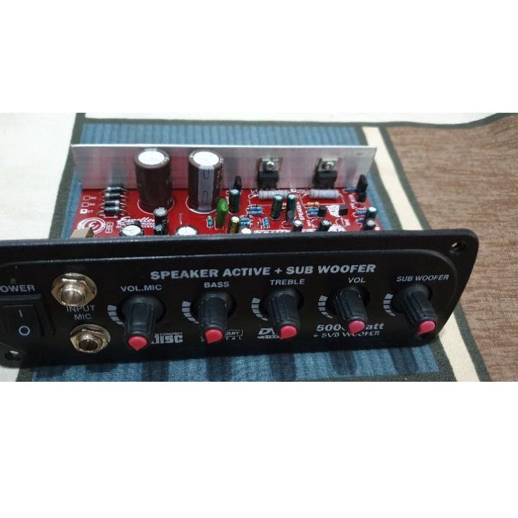Dijamin Miring harga.. Kit Speaker Aktif  Mono XBR Subwofer+mic