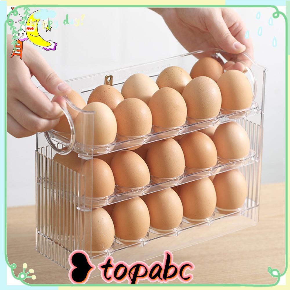 Top Telur Wadah Pintu Kulkas Kulkas Rumah Tangga Tempat Telur Tray Egg Organizer Rak