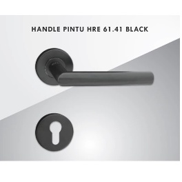 Solid HRE 61.41 handle black hitam roses pegangan gagang kunci pintu