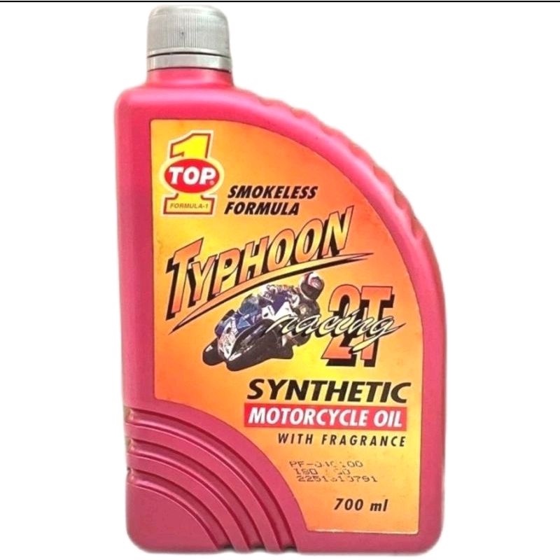 Oli Samping TOP 1 2T Typhoon Racing Synthetic - 700 ml