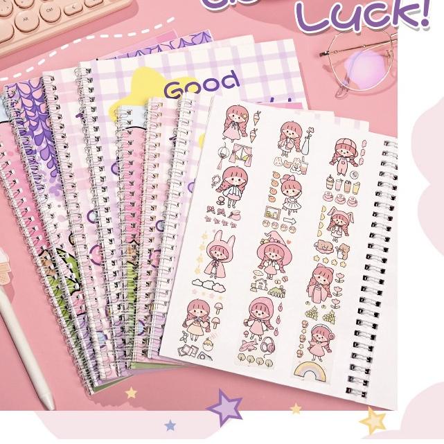 

LANGSUNG BELI Buku Tempel Stiker Mini Motif Farm Girl 25 Lembar*