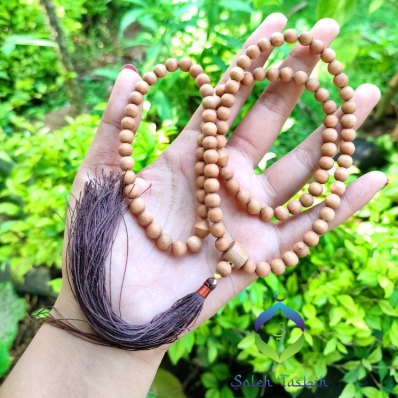 Tasbih Cendana Lokal Motif Kuncir Size 7mm