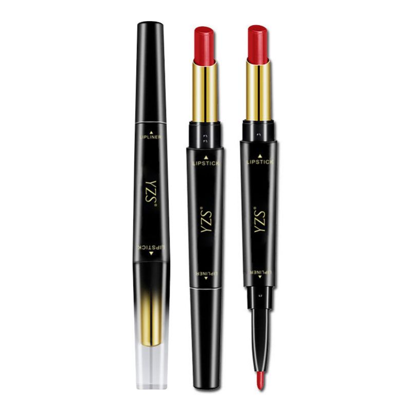 YZS Original Lipstick Lip Liner Matte 2 In 1 Moisturizing Waterproof