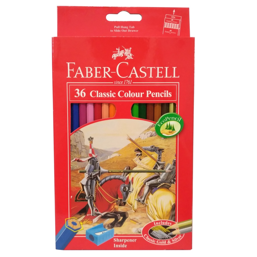

Faber Castell Classic Colour Pencils - 36 Warna