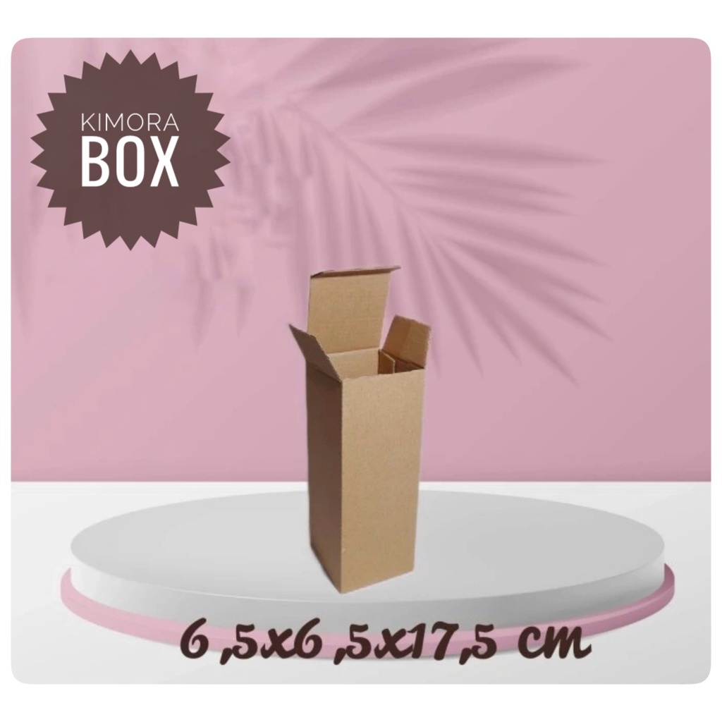 

kardus karton uk. 6,5x6,5x17,5 cm...Model box die cut botol