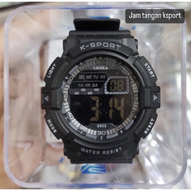 jam tangan ksport lasika original digital tahan air