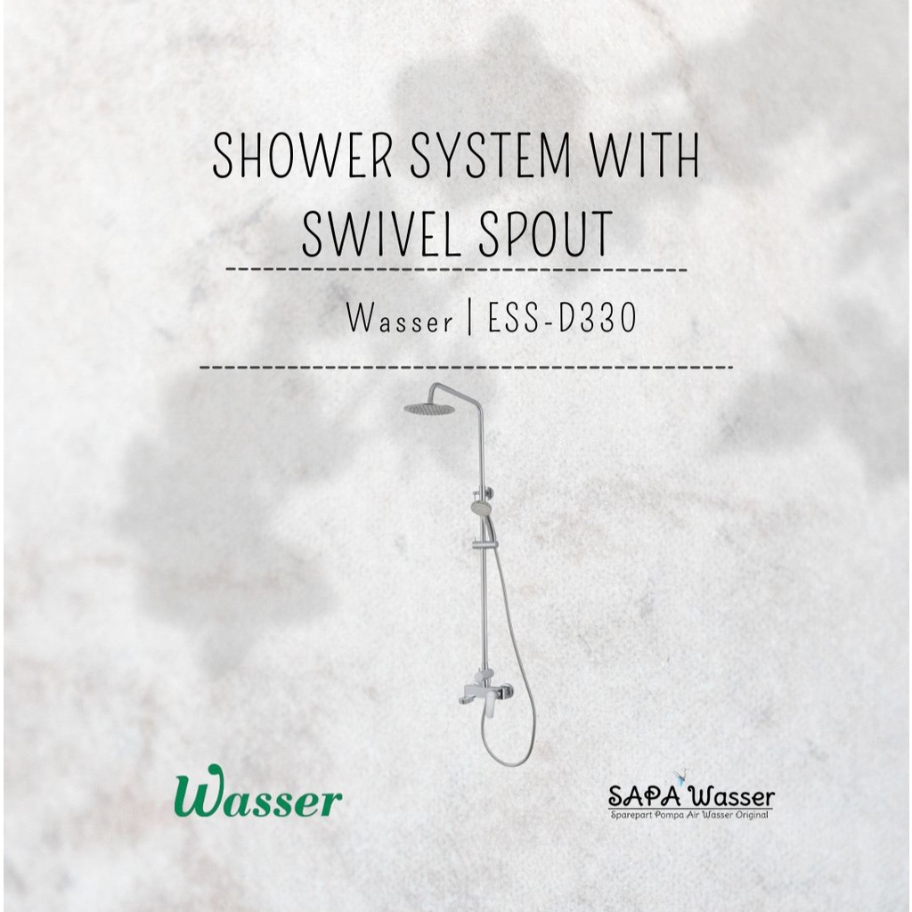 WASSER WALL MOUNTED SHOWER COLUMN SYSTEM ESS-D330