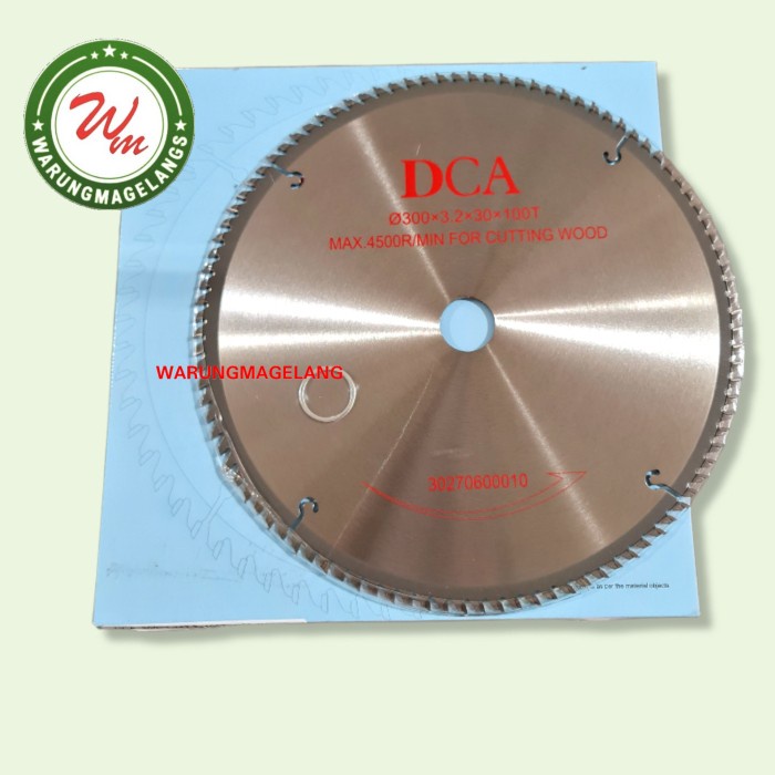 Mata gergaji DCA TCT Circular Saw Blade 12 INCH x100T AS 30 MM to 25mm