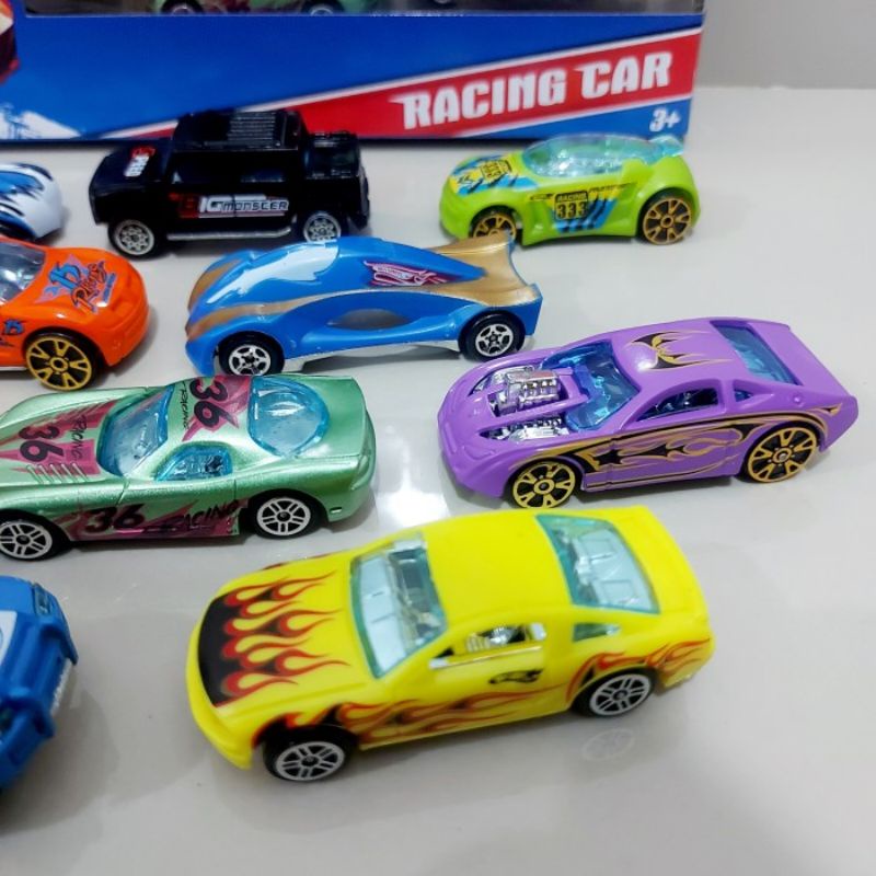 Diecast Hotwheels Isi 10 Pcs Alloy - Set Miniatur Mobil Hot Wheels Anak Laki Cowok