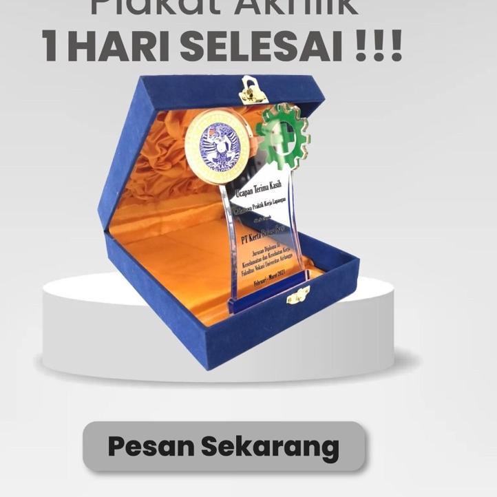 

ヺ ( Satu Hari Selesai ) Plakat Akrilik Custom Free Design ↱