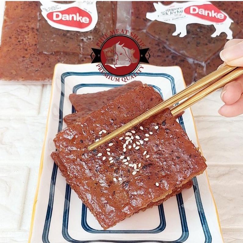 

[V-7&I ✔) Dendeng Ayam DANKE Ala Singapura / Chicken Jerky Tanpa Pengawet MSG Premium langsung kirim