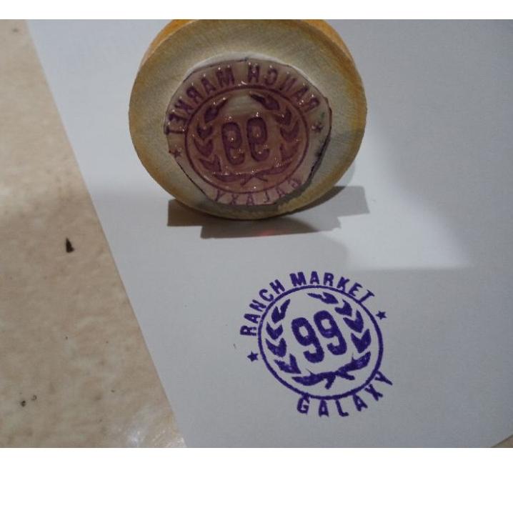 

☢ Custom Stempel Kayu Bulat ぢ