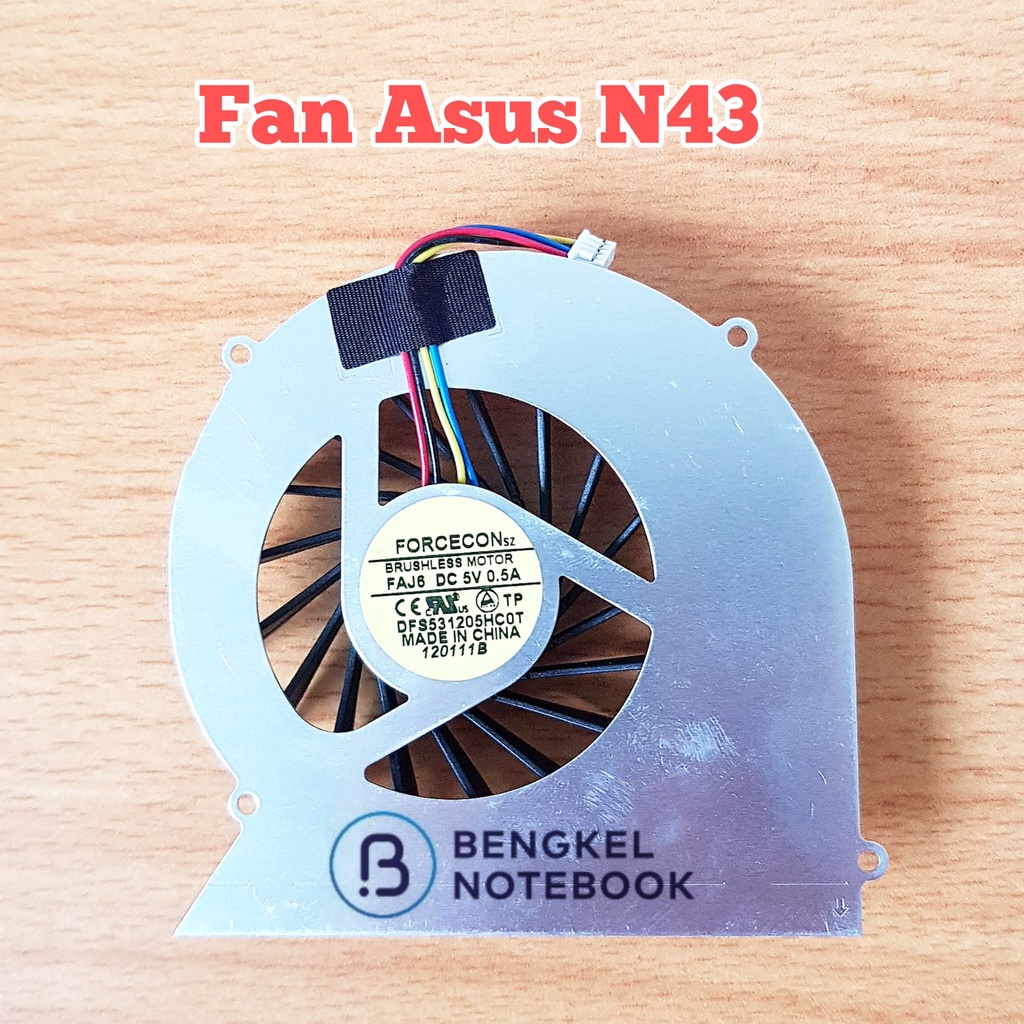 Fan Asus N43 N43S N43SL N43SM N43J N43JF N43JQ N43JM