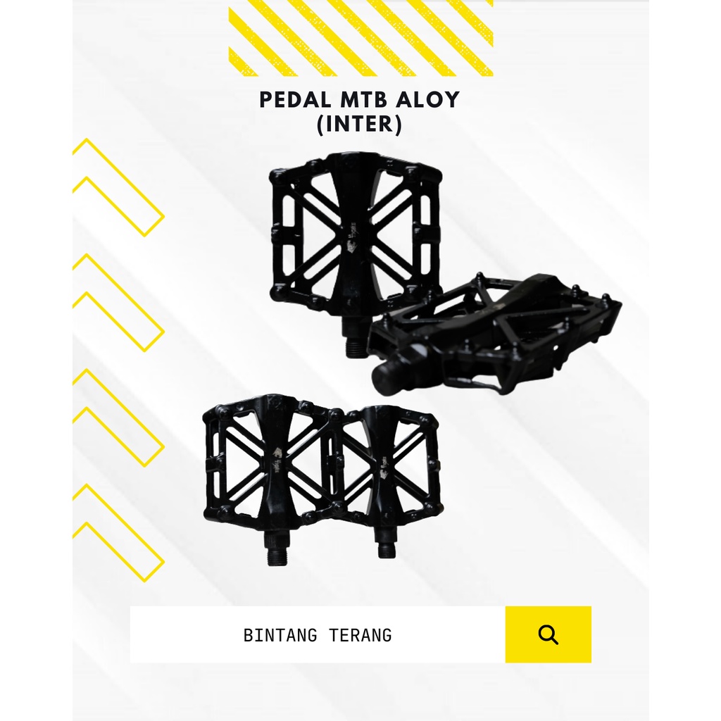Pedal MTB Aloy Inter / Hontop Pedal Sepeda Alloy Bearing Sepeda Lipat MTB Roadbike Bike Pedal Alumin