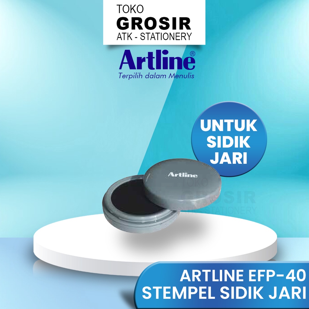 

Grosir Tinta Sidik Jari Bantalan Stempel Notaris Cap Jempol Artline EFP-40