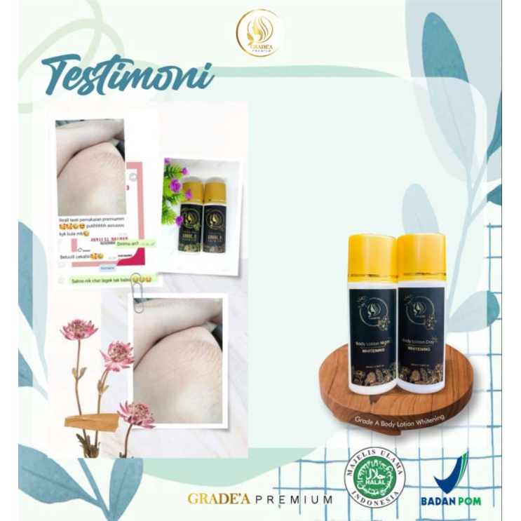 HB Gread A BPOM premium/HB whitening siang dan malam