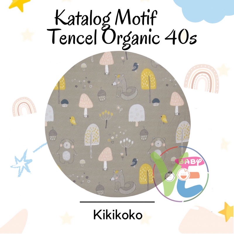 Sprei bayi tancel organic sutera / sprei kasur bayi tancel organic sutera