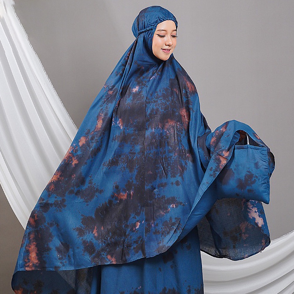 MUKENA RAYON BALI DEWASA TRAVELING / MUKENAH TRAVELING DEWASA MOTIF DAUN PUTIH BUNGA TIE DYE AYESHA ALISHA AMELIA AMARILIS TULIP DAISY JANDA BOLONG FLORAL RINTIK (BUKAN MUKENA MUKENAH TERUSAN) - UKURAN STANDAR