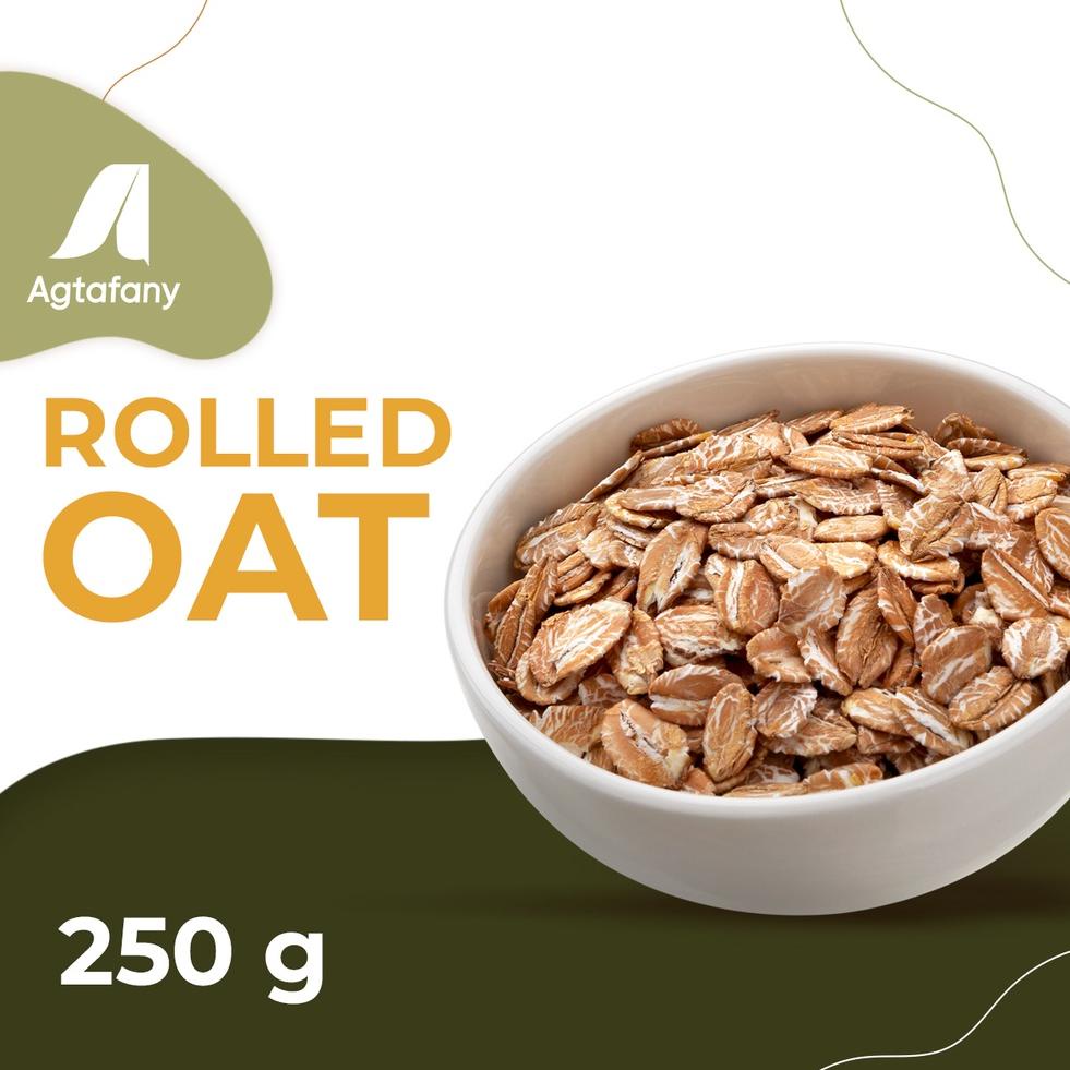 

⇂ Reguler Rolled Oat 250 Gram - Oatmeal Gandum Utuh Original ㅝ