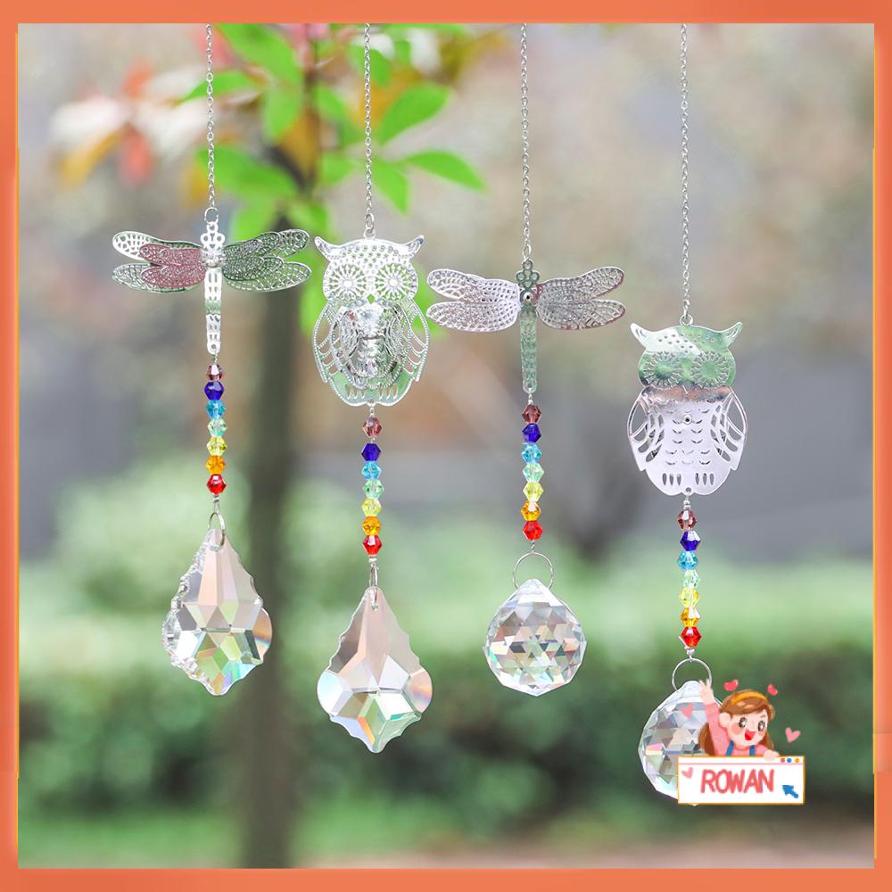 R-flower Crystals Ball Window Decor Capung Burung Hantu Prisma