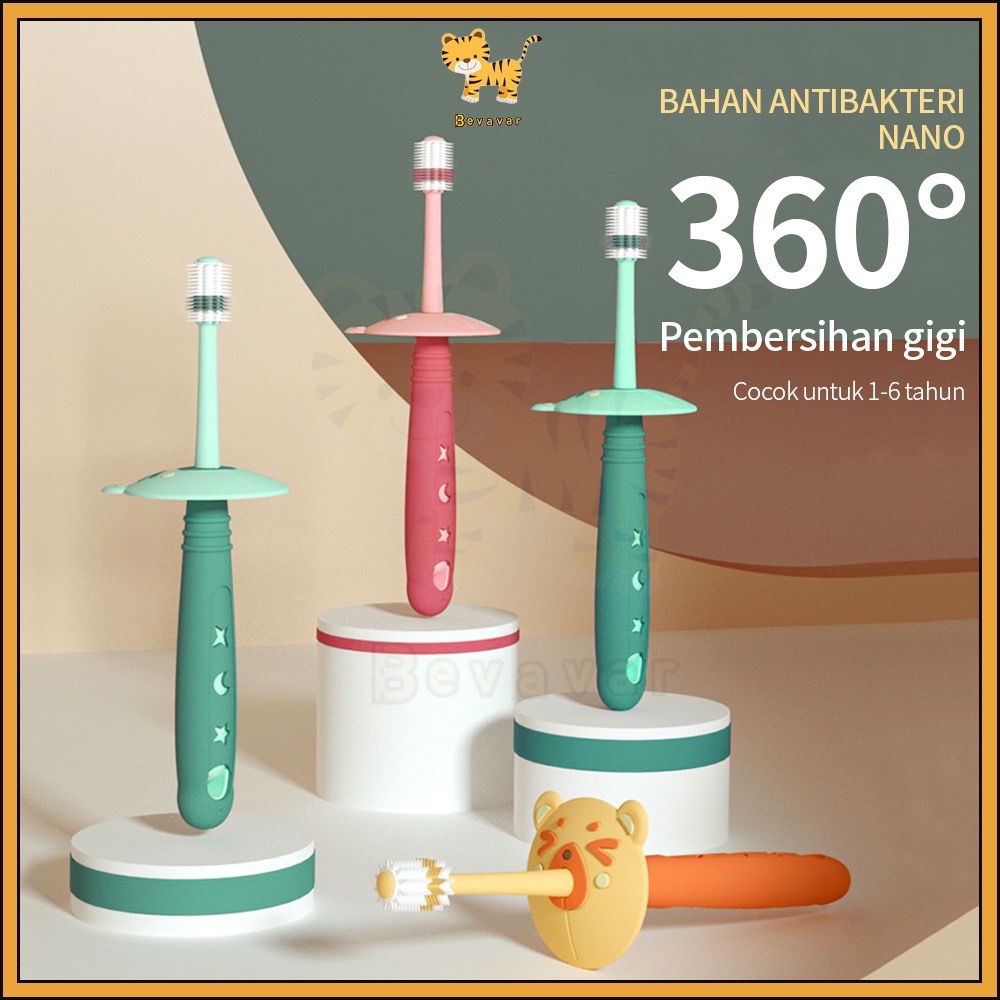 Sikat Gigi Anak Bayi 360 nano toothbrush baby - Sikat Gigi Anak Bahan Silicone (BIC)