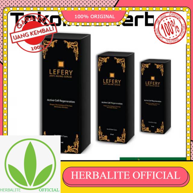 100% ORIGINAL LEFERY Lefery Serum Anti Aging Gold Asli Original Terbaik