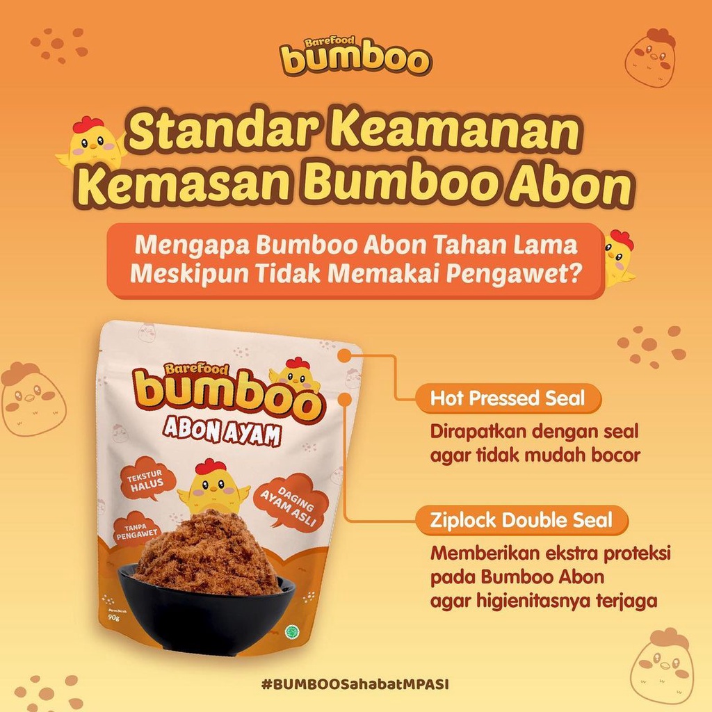 Abon Bumboo Abon Ayam Sapi Mpasi Bayi Anak 12m 1 tahun Camilan Lauk Makan Anak