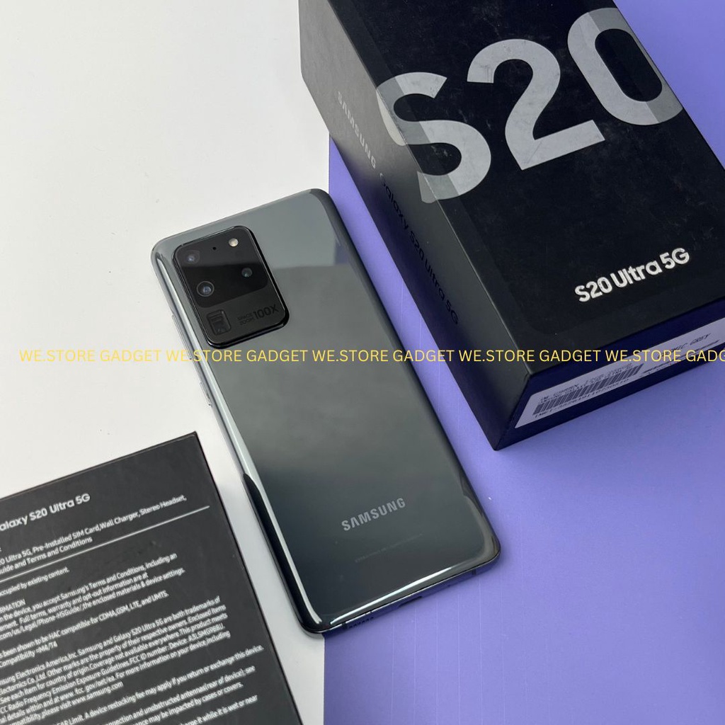 SAMSUNG GALAXY S20 ULTRA 5G 12/256gb SECOND FULLSET SNAPDRAGON