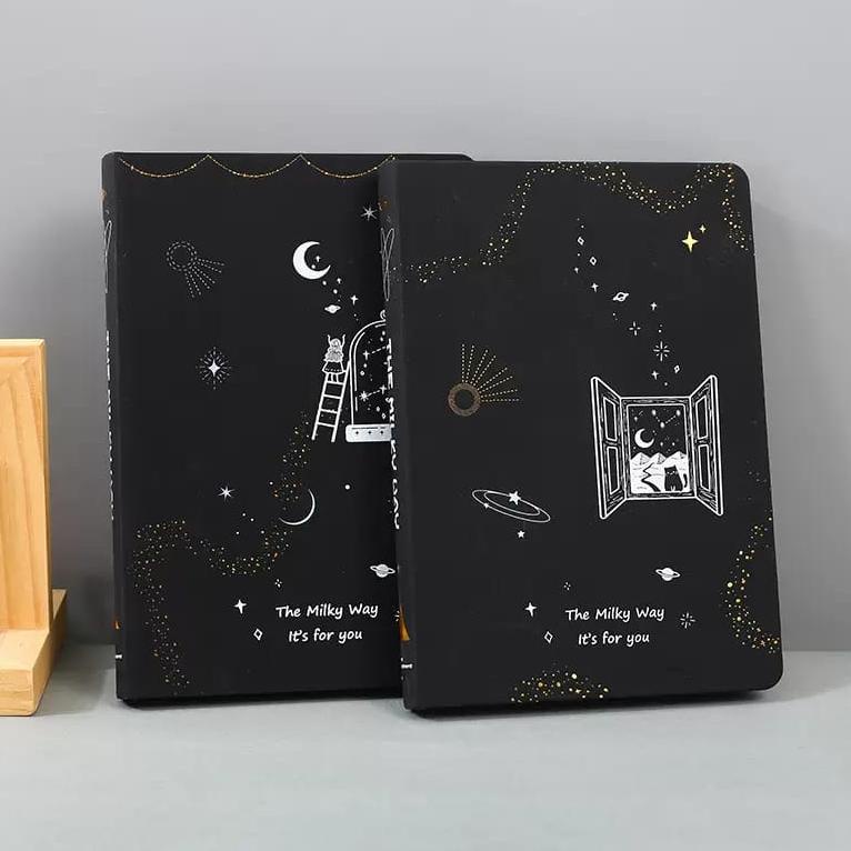 

Code-N74W♥☞ Diary Black The Milky Way berkualitas