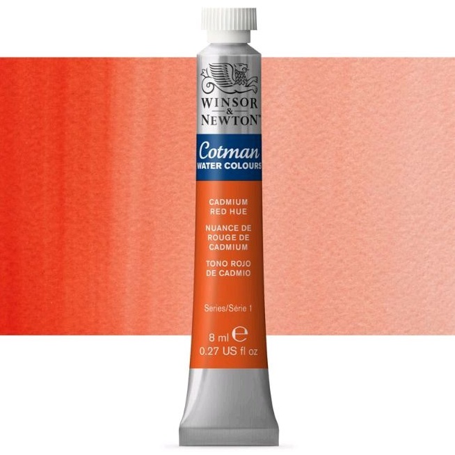 

COTMAN WATERCOLOUR 8 ML CADMIUM RED HUE WINSOR & NEWTON