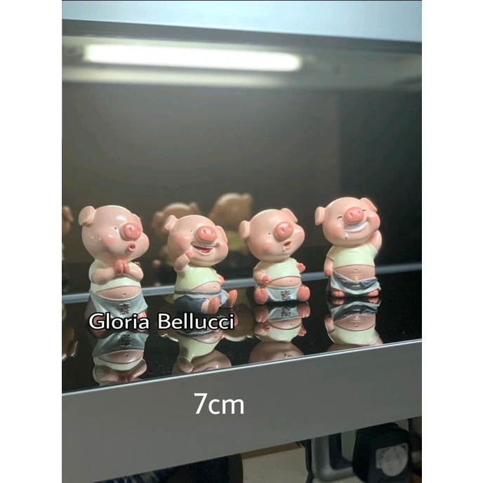 Patung Pajangan Babi Lucu Pig Piggy Hiasan Dekorasi Interior Rumah
